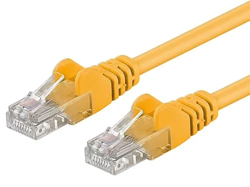 PremiumCord Patchkabel UTP RJ45-RJ45 Cat6 10m Gelb