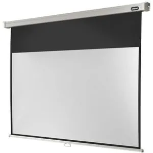 Celexon Professional Rolloleinwand 300x169 cm - Beamer-Leinwände mit schwarzer Rückseite, ideal für Heimkino und Präsentationen, bietet 1,2 Gain und ist mehrstufig arretierbar für flexible Formate.