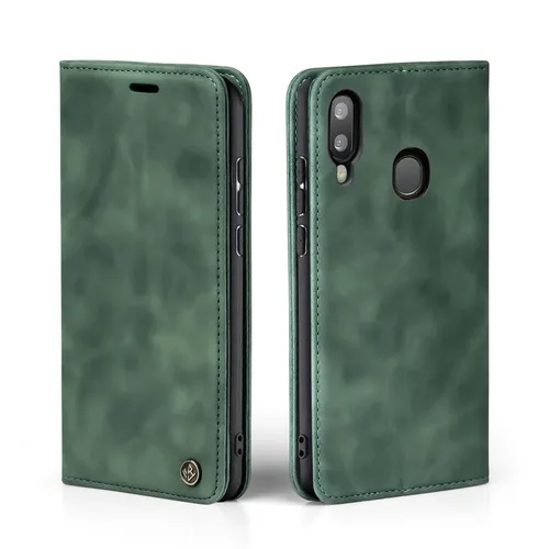 Produktbild Handy Hülle für Samsung Galaxy A20e Klapp Magnet Smartphone Cover Case Grün