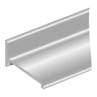 Ellen Wasserschenkel ALD-A zum Schrauben, Alu Silber L2000