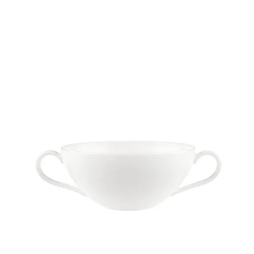 Villeroy & Boch Suppenteller Anmut Suppen-Obertasse - Thermobehälter mit elegantem Design, ideal zum Warmhalten von Suppen und Eintöpfen für jeden Anlass.