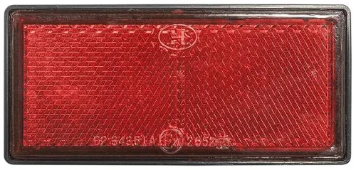 Pro Plus Reflektor selbstklebend mit Grundplatte, 85x39mm, rot