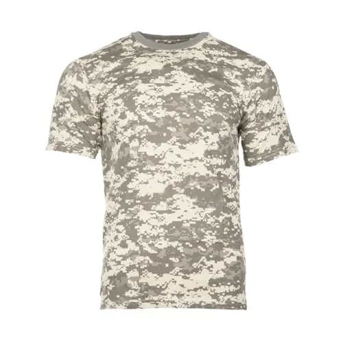 Mil-Tec Tarn T-Shirt Herren • Camouflage T-Shirt aus Baumwolle • BW Camo • Bequemes Kurzarm Army Shirt für Outdoor, Sport oder Freizeit • Bundeswehr Flecktarn-Shirt