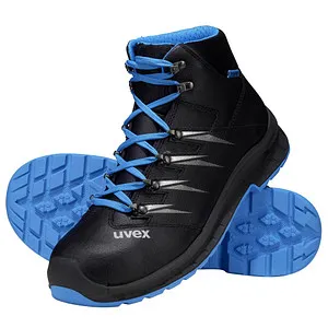 uvex unisex S3 Sicherheitsstiefel 69352 schwarz Größe 46 - Sicherheitsstiefel für Damen und Herren, bieten höchsten Schutz mit Stahlkappe und rutschfester Sohle, ideal für Baustelle und Industrie.