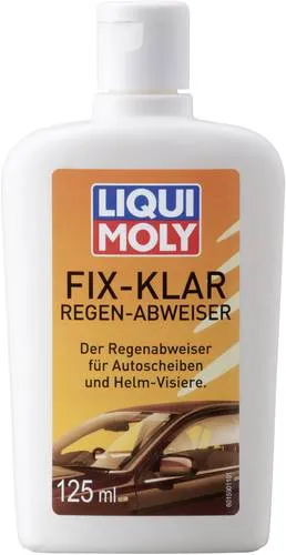 Liqui Moly 1590 Regenabweiser 125ml - Autopflege & Motorradpflege, sorgt für bessere Sicht und Sicherheit durch schnelles Abperlen von Wasser, ideal für Autoscheiben und Helmvisiere.