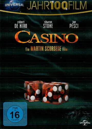 CASINO - Ein Martin Scorsese Film - Robert de Niro / Sharon Stone - DVD - NEU