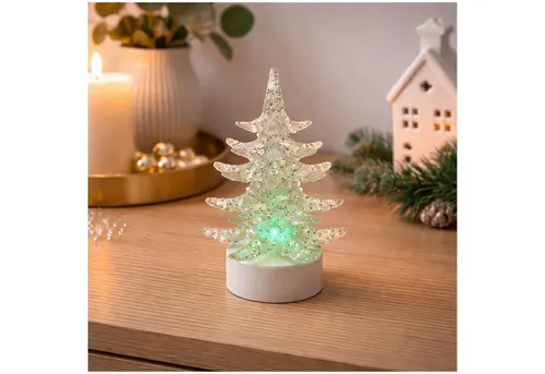 HTI-Living Weihnachtsfigur Funkelnder Weihnachtsbaum klein (Stück, 1 St., 1 Weihnachtsbaum)