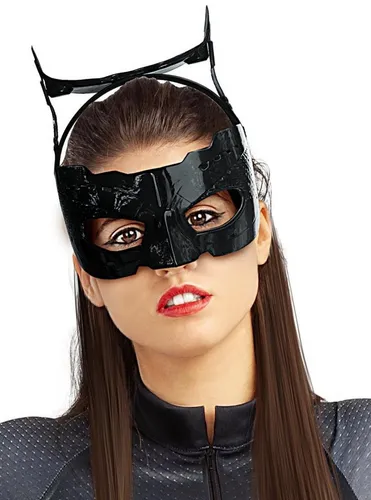 Metamorph Verkleidungsmaske Catwoman Maskenbrille, Haarreif mit Augenmaske und Ohren