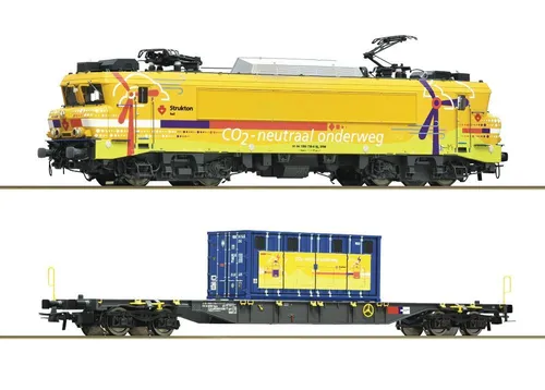 Roco 7510117, E-Lok 1756 + Wagen, Strukton, Digital + Sound, Neu & OVP, H0