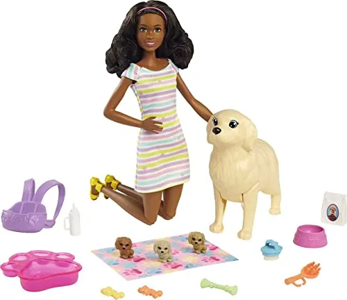 Barbie Newborn Pups Playset