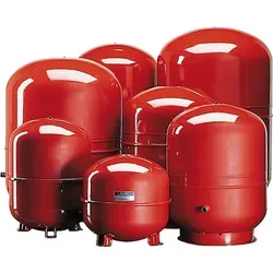 Ausdehnungsgefäß Zilflex H Membran Ausdehnungsgefäß 18 25 35 50 80 105 150 Liter : 9002005-MAG25 - Rot