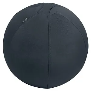 Leitz Sitzball Ergo Active 75cm, dunkelgrau - Alternatives Sitzen mit Anti-Wegroll-Funktion für sicheren Halt. Ideal für Fitness und rückenschonendes Sitzen, fördert Beweglichkeit und verbessert die Körperhaltung.