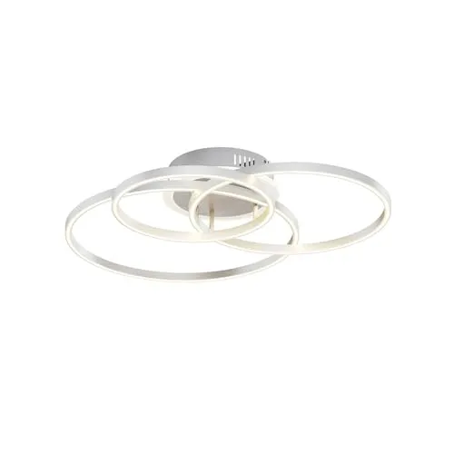 Lindby LED Smart Home Deckenlampe Tula dimmbar - Moderne Deckenleuchte mit dimmbarer Leselampe, energiesparend und ideal für eine gemütliche Atmosphäre in jedem Raum. Inklusive Fernbedienung für einfachen Komfort.
