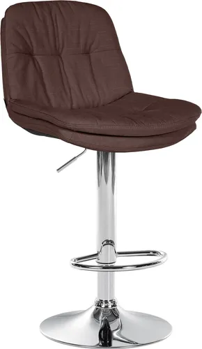 Deluke Barhocker Braun, Modernes Design mit 360-Grad-Drehfunktion