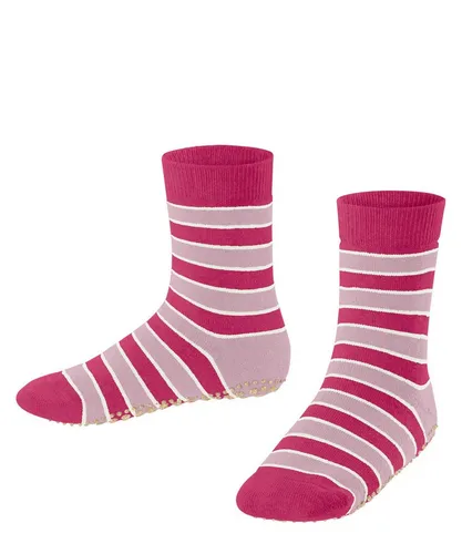 FALKE Haussocken Simple Stripes Haussocken (1-Paar) mit rutschhemmendem Noppendruck