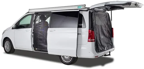 Mayr VanQuito Moskitonetz, Schiebetür links, MB V-Klasse/Vito, Magnet RV, grobmaschig