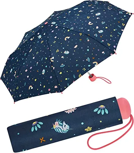 Esprit Kinderschirm Mini Taschenschirm Einhorn