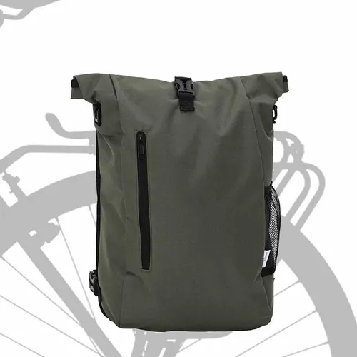 vidaXL Fahrradtasche für Pannierträger 20 L in grün von vidaXL
