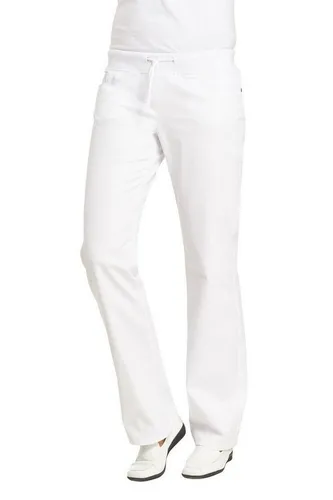 Leiber Damen Hose weiß 08/6832/01 - Hochwertige Damenhose aus Deutschland, ideal für den professionellen Einsatz und bequem im Alltag.