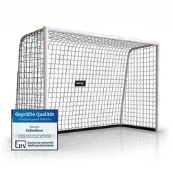 Racetex Rebounder für Fußball 100x100 cm mit Cover - Flexibel einstellbarer Trainingspartner - Fußballtore für Schuss-, Pass- und Ballannahmetraining – robuster Rebounder mit stufenlos verstellbarem Neigungswinkel für effektives und abwechslungsreiches Training.