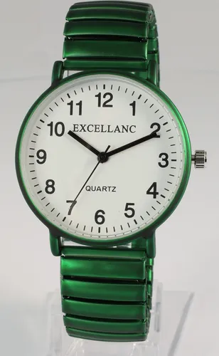 Excellanc Damenuhr mit Zugarmband, mattiertes oder metallisches Design