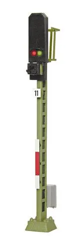 Viessmann Spur N 4411 Licht-Blocksignal - Signale, präzise Nachbildung im Maßstab 1:160 für realistische Modelleisenbahnanlagen, ideal für Spur N Liebhaber.