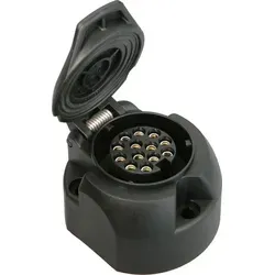 IWH KFZ-Steckdose 13-polig Kunststoff schwarz - Schwarz