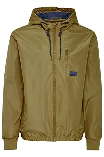 Blend 20715265 Windbreaker Herren - Regenjacke mit Kapuze - Funktionsjacke für jede Jahreszeit, leicht und wasserabweisend, ideal bei wechselhaftem Wetter. Stylisch und praktisch mit elastischen Bündchen und mehreren Taschen.
