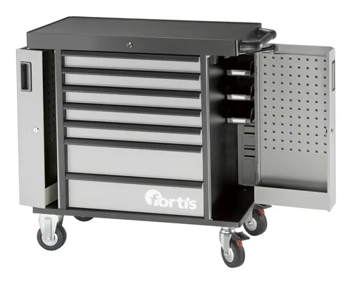 Fortis Werkstattwagen 920 x 475 x 995 mm - Robuster Werkstattwagen mit viel Stauraum, ideal für professionelle Werkstätten und Heimwerkerprojekte.