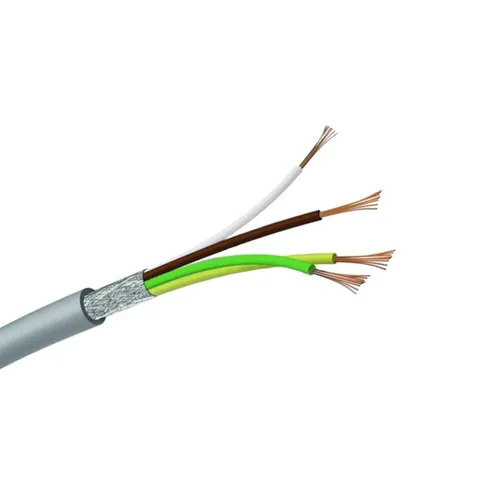 LiYCY 4x0,25 mm² Steuerleitung geschirmt Grau 10m | Elektronik Kabel flexibel