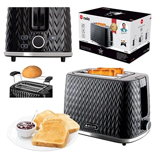 Toaster Schwarz von eldom