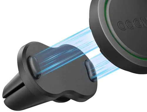 FIXCHORD Magnetische Auto-Lüftungsgitterhalterung für OOONO CO-Driver NO2, 1 Pack Autohalterung mit Eingebauten Magneten, kompatibel mit OOONO CO-Driver NO2 Blitzerwarner