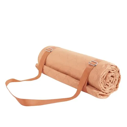 DecoHomeTextil Picknickmatte Coral 130 x 170 cm mit Tragegurt - Vielseitige Picknickmatte in kräftigen Farben, ideal für Strand, Pool und Camping. Leicht und platzsparend dank Tragegurt. Pflegeleicht, maschinenwaschbar bei 30°C. Perfekt für entspannte Momente im Freien!