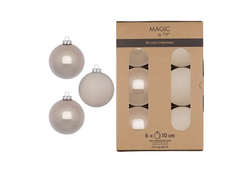 MAGIC by Inge Weihnachtsbaumkugel 10cm in braun von MAGIC by Inge