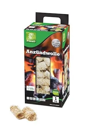 Boomex Grillanzünder, -Zündhilfen FLASH Anzündwolle 1 kg