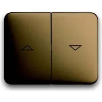Wippe zweiteilige Wippe für Jalousieschalter und Taster bronze, Retail