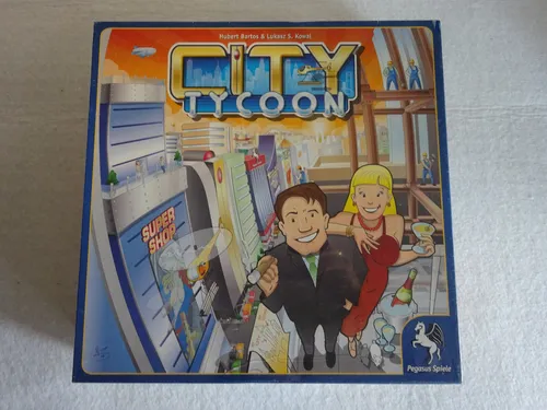 City Tycoon - Pegasus Spiel, NEU + OVP! - Gesellschaftsspiel für kreative Stadtplaner, fördert strategisches Denken und macht Spaß für die ganze Familie.