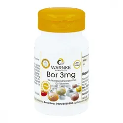 Bor 3 mg Tabletten - Arzneimittel zur Unterstützung des Mineralstoffhaushalts, ideal für die Erhaltung gesunder Knochen und Gelenke.