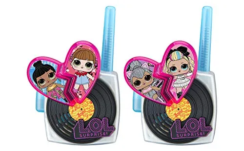 L.O.L. Surprise! LL-207 LOL Surprise Remix OMG Walkie-Talkies, 2-Wege-Handfunkgeräte, Lange Reichweite, statisch, Kinder, Top Spielzeug für Jungen & Mädchen ab 3 Jahren, Outdoor-Spiele Abenteuer