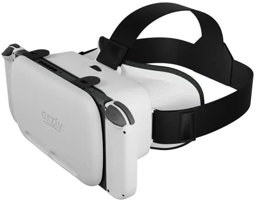 Orzly VR Headset für Nintendo Switch & Switch OLED Konsole mit verstellbaren Linsen für EIN virtuelles Spielerlebnis und für Labo VR