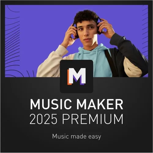 Magix Music Maker 2025 Premium Download Code (1 User, 1 Geräte/User, unbegrenzt) (639191550997)