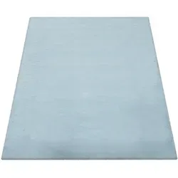 Paco Home Hochflorteppich Türkis, 200x200 cm in türkis von Paco Home