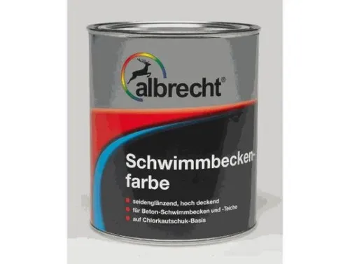 Albrecht Schwimmbeckenfarbe 750 ml seegrün seidenglänzend Schwimmbadfarbe