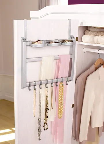 Produktbild Ruco V504 Accessoires-Halter Schranktürkorb Schmuckhalter Ablage Schal Halstuch