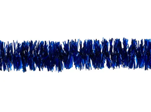 Creativery Girlanden, Weihnachtsgirlande Lametta 2cm x 3m Blau