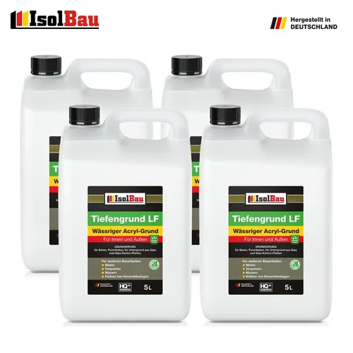 Isolbau Tiefengrund LF 20 L Super Qualitat Tiefgrund Hergestellt in Deutschland