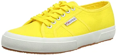 Superga Unisex 2750 COTU Classic Sneaker - Gelb Sunflower, 36 EU - Damen-Sneaker aus atmungsaktiver Baumwolle mit vulkanisierter Gummisohle, perfekt für Sommerlooks und bequemes Tragen.