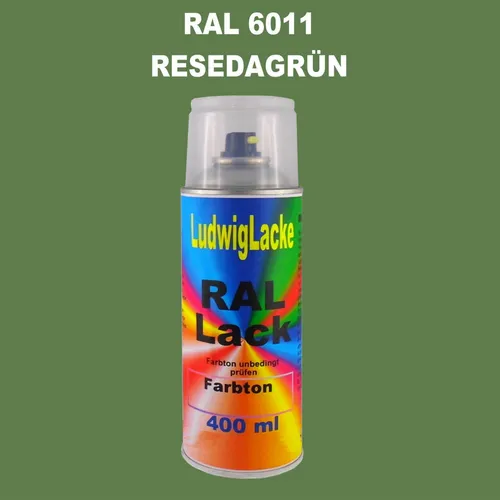 Resedagrün Seidenmatt Spraydose  400ml RAL 6011