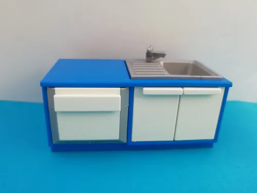 PLAYMOBIL Dollhouse 70206 - Familienküche mit 129 Teilen, inklusive Backofen, Kühlschrank und Kochzubehör für kreativen Spielspaß ab 4 Jahren