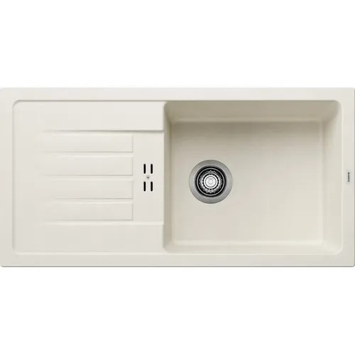 BLANCO FAVUM XL 6 S | Granitspüle aus SILGRANIT softweiß in weiß von BLANCO